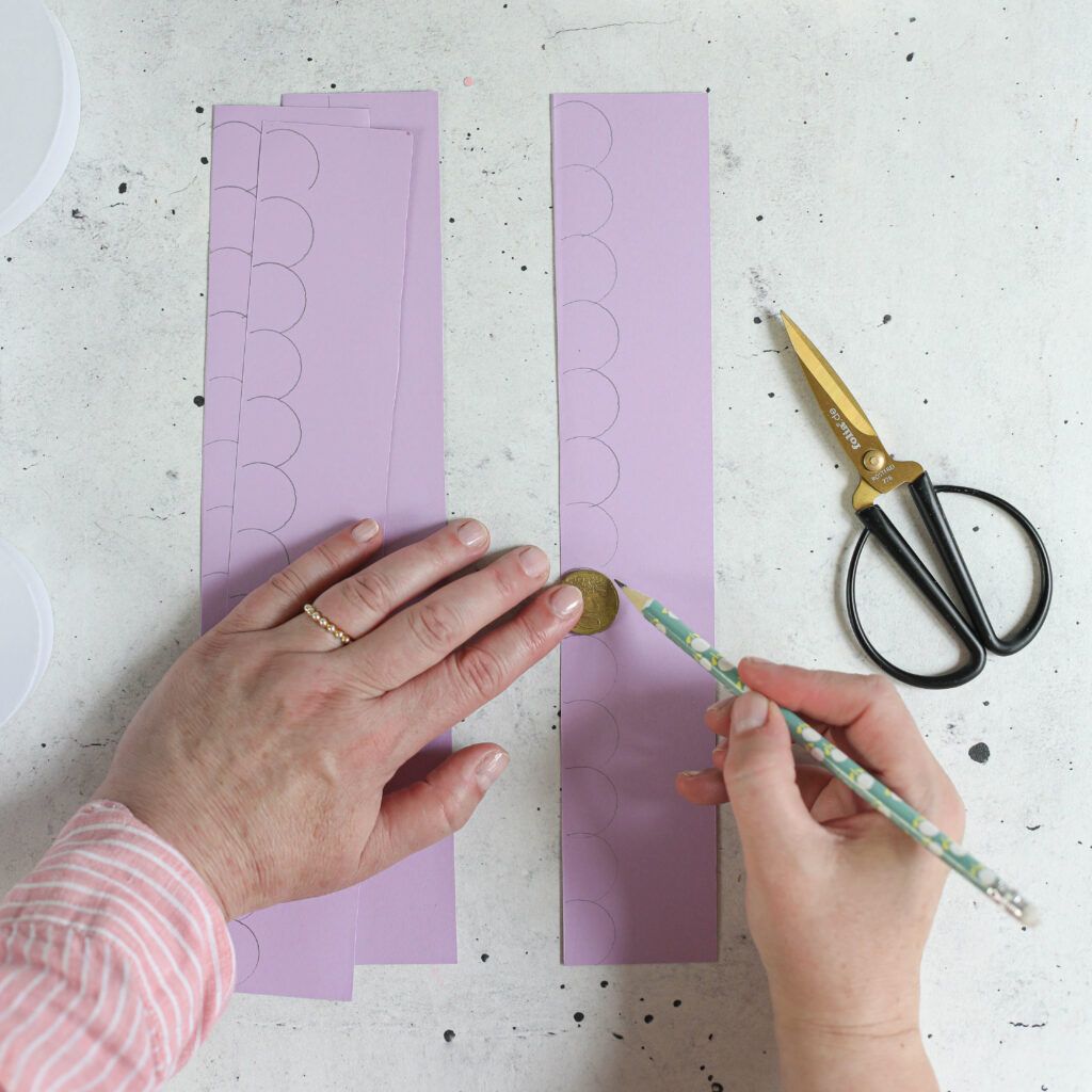 Wellenrand ausschneiden