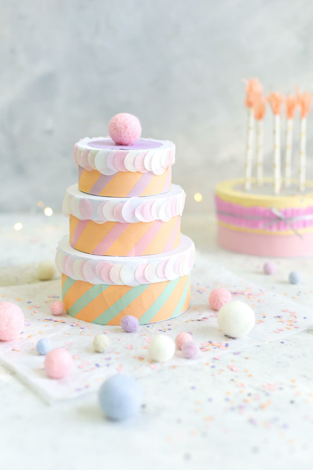 Mehrstöckige Torte Aus Pappe Basteln