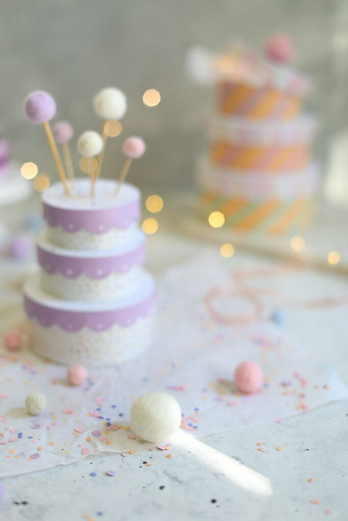 Papiertorten basteln 