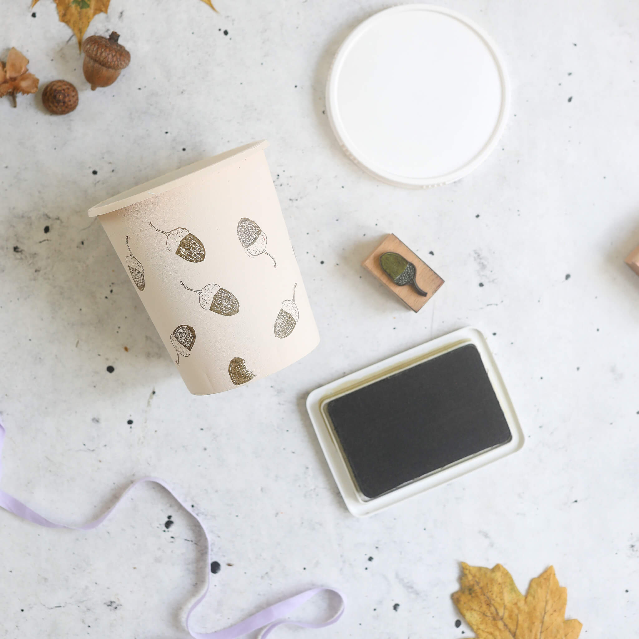 DIY Aufbewahrungsdosen im herbstlichen Look basteln