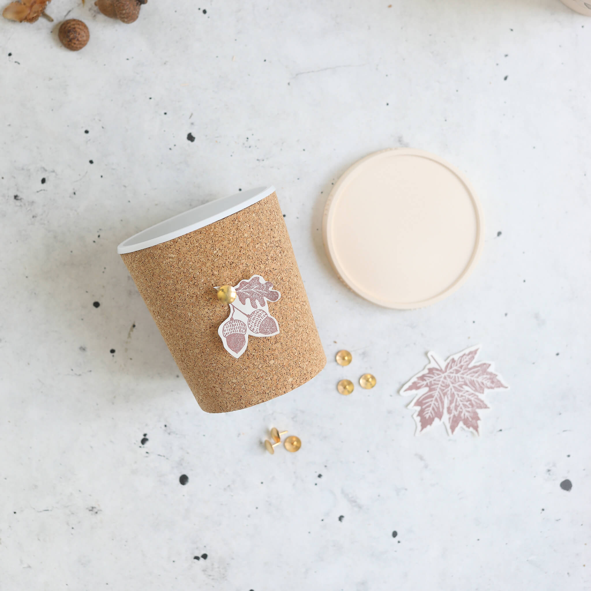 DIY Aufbewahrungsdosen im herbstlichen Look basteln