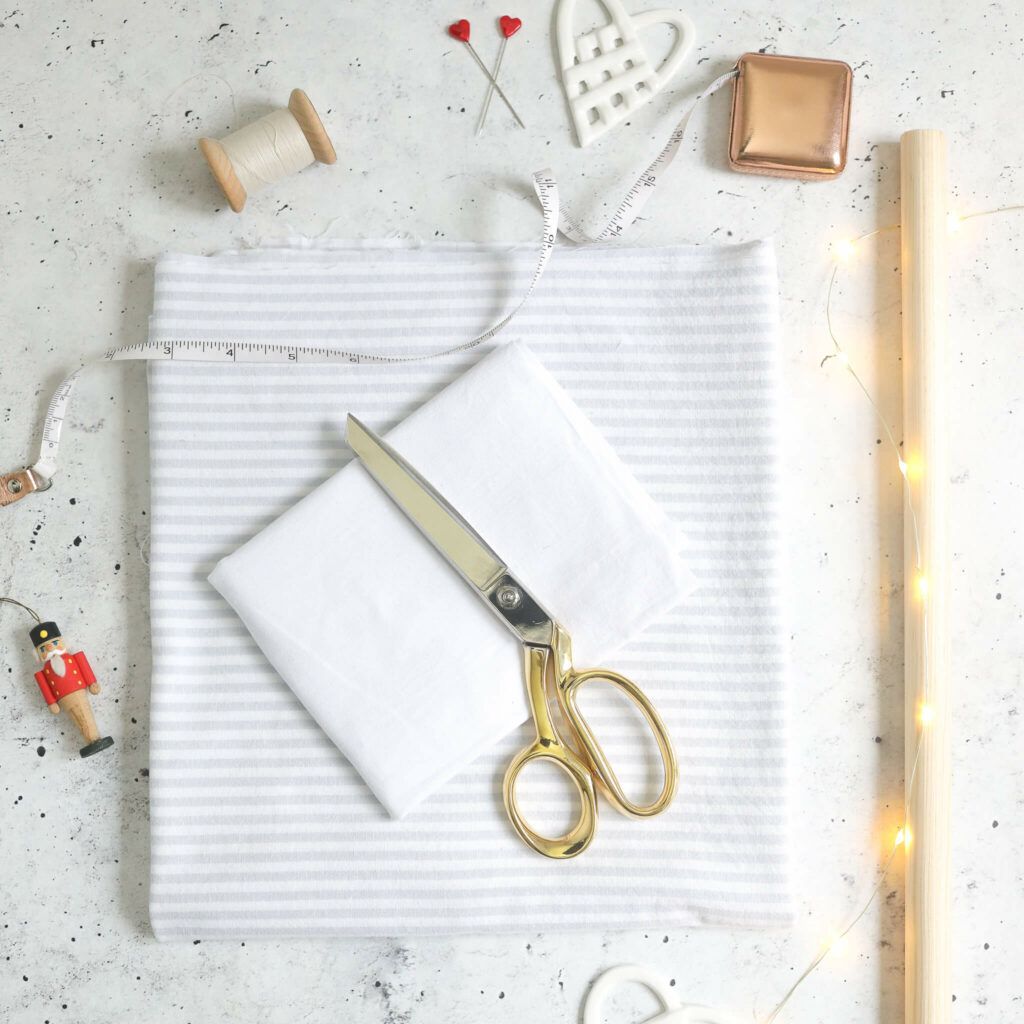 Material für Adventskalender mit 24 Taschen