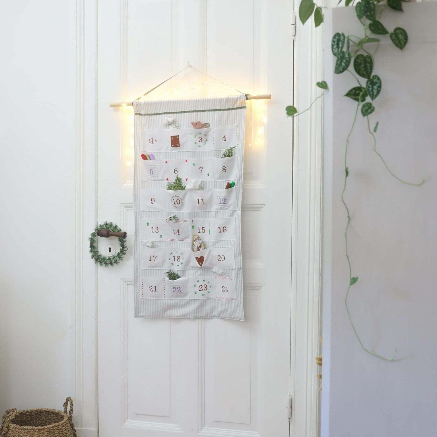 damen taschen adventskalender mit tasche 2023 Adventskalender mit Taschen zum Aufhängen