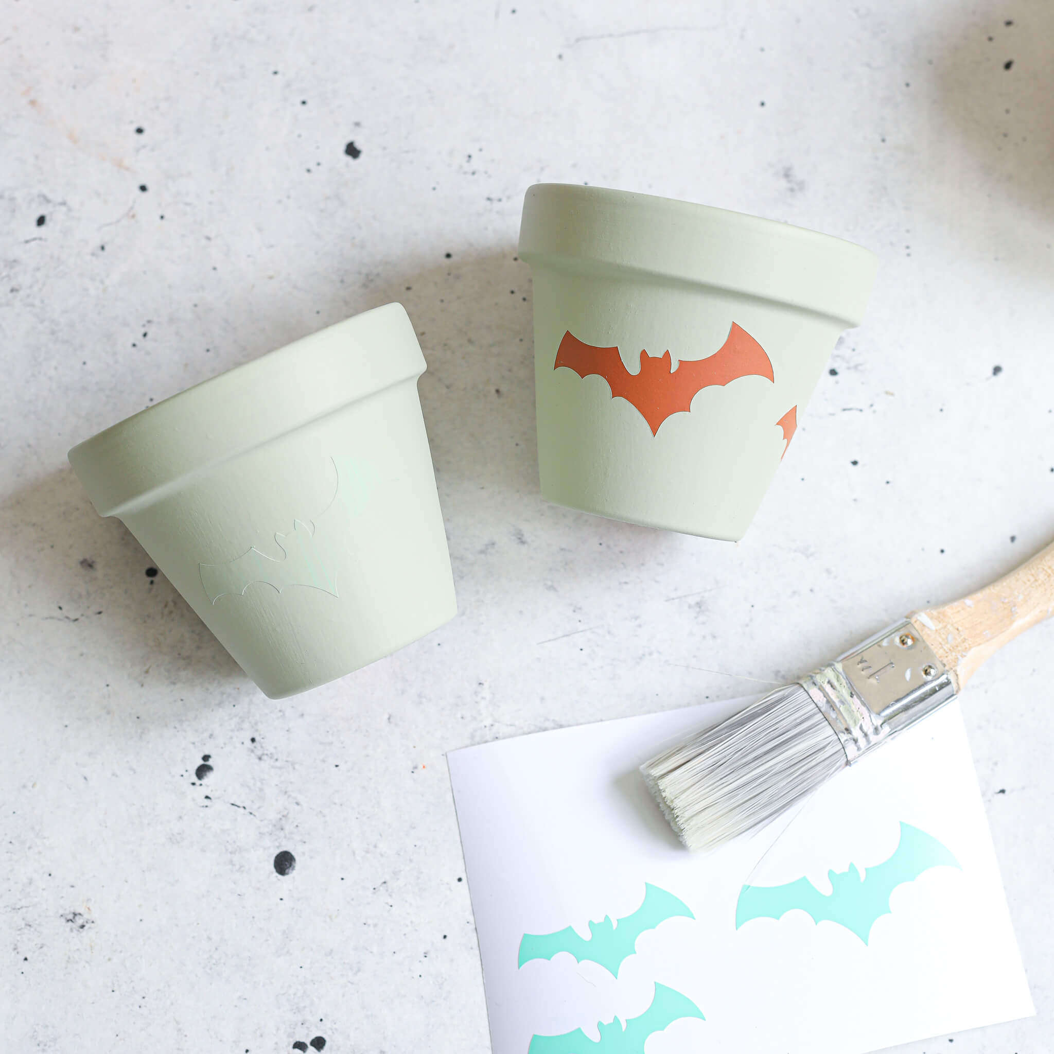 DIY Halloween Deko Mit Blumentöpfen In Pastell | Mrs Greenhouse - DIY ...