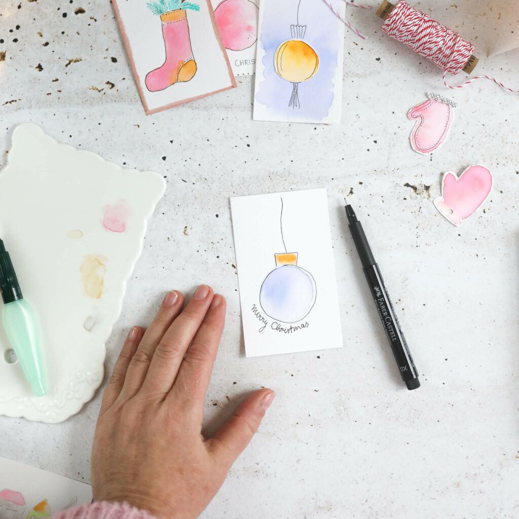 Motive mit Faber Aqua Dual Markern malen