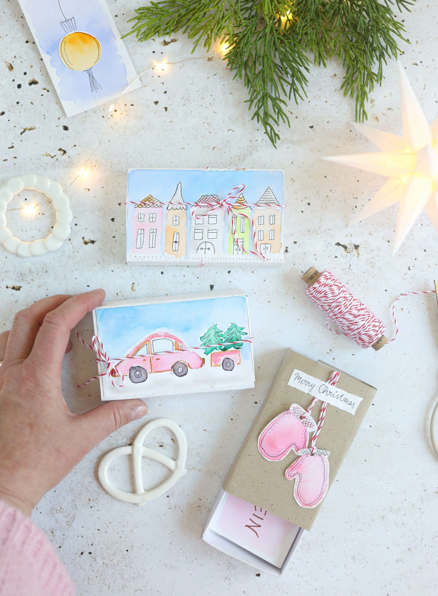 Diy G DIY Geschenke in der Streichholzschachtel zur Weihnachtszeit | Mrs ...
