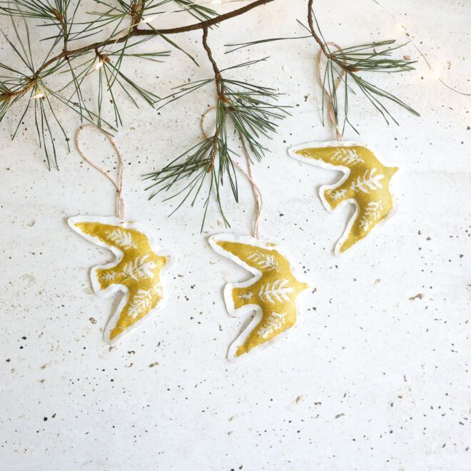 Linoldruck auf Stoff