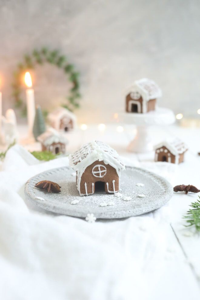 Mini Lebkuchenhäuschen Backrezept