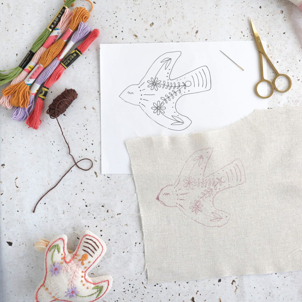 Muster auf Stoff übertragen