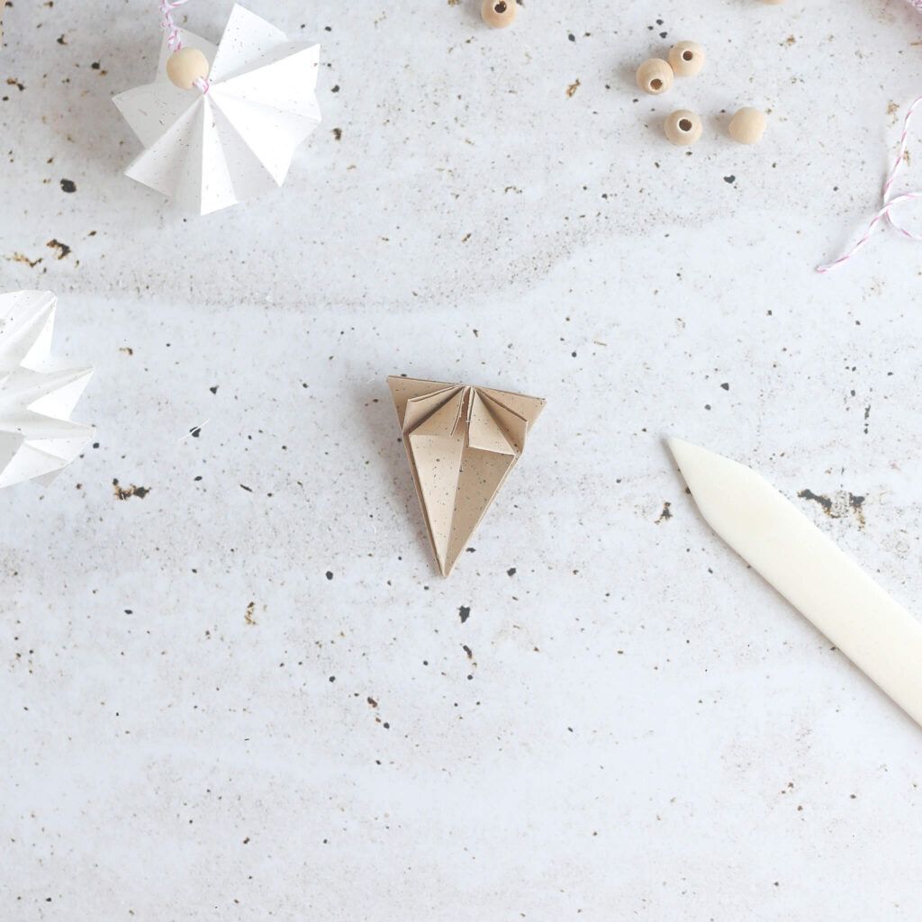 Origamiblume falten mit Anleitung