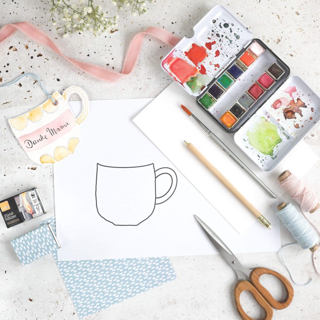 Material für Gutscheine im Glas