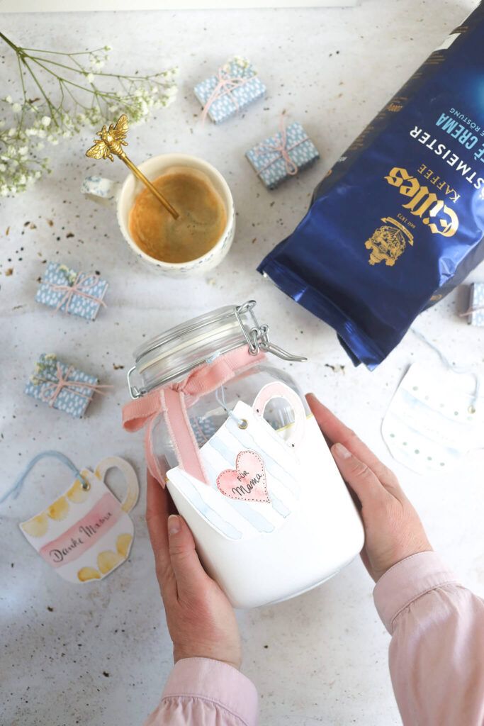 Gutscheine im Glas zum Muttertag