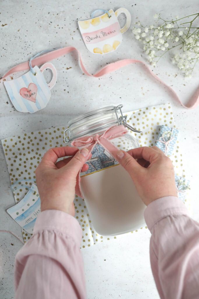 Gutscheine im Glas zum Muttertag