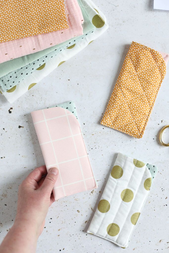 Brillenetuis aus Stoff mit Nähanleitung