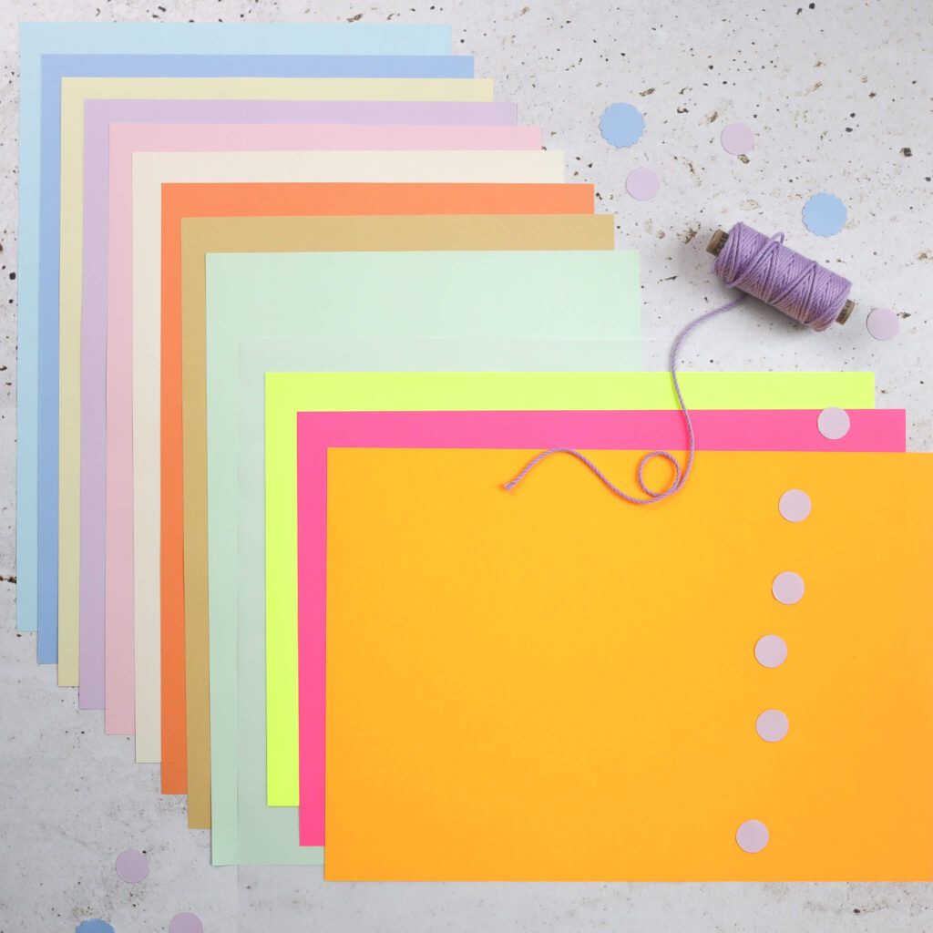 Papier Lampions Material