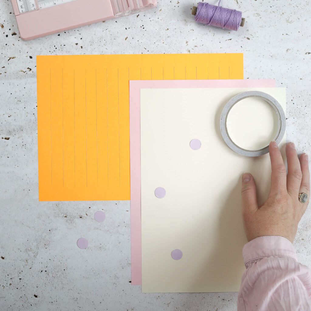 Papier Lampions verzieren