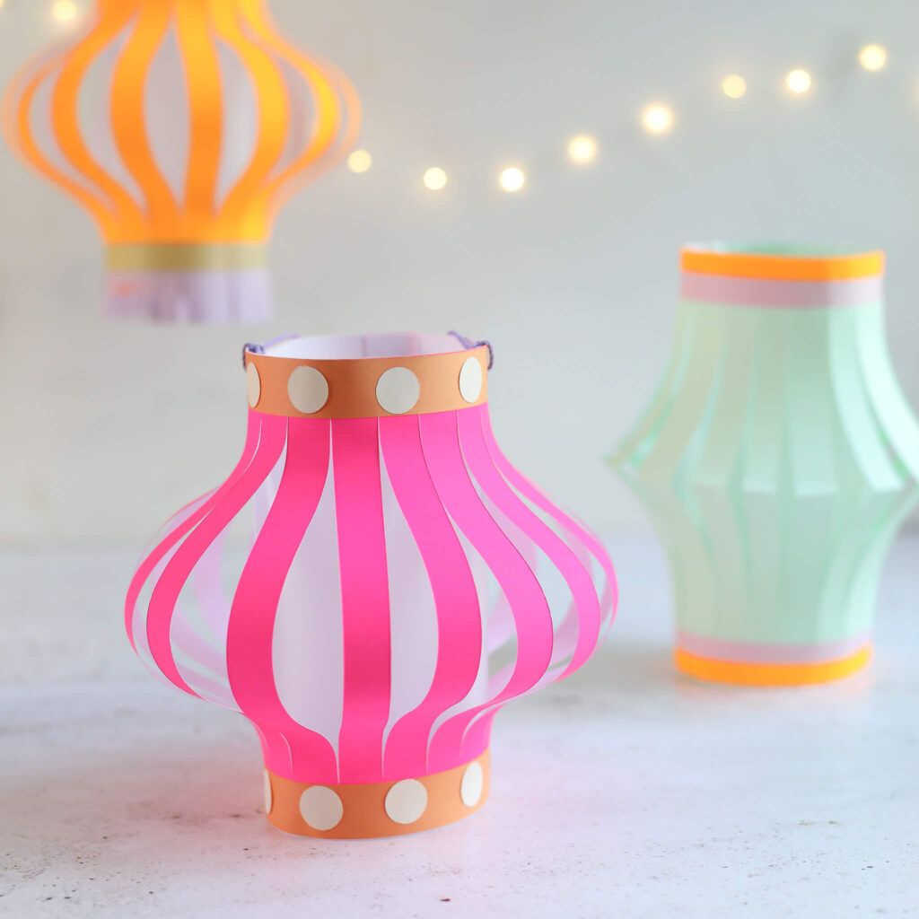 DIY Papier Lampions
