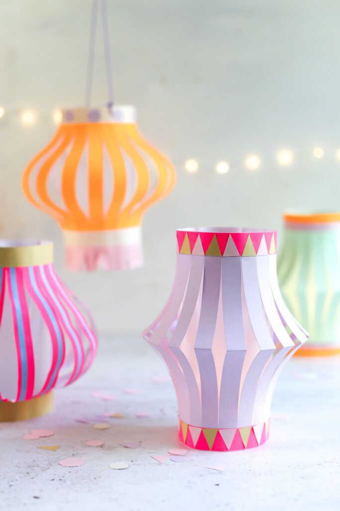 DIY Lampions aus Papier