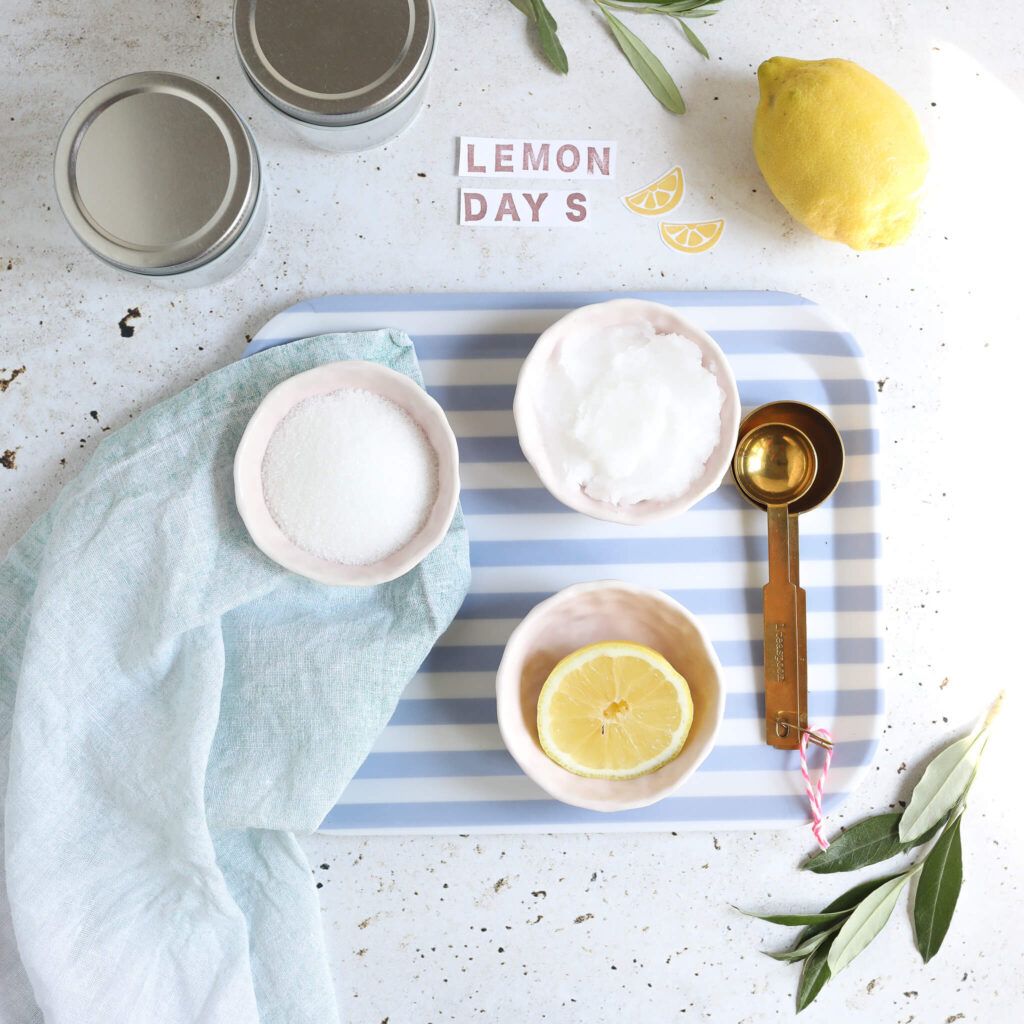 Zitronen Body Scrub selber machen