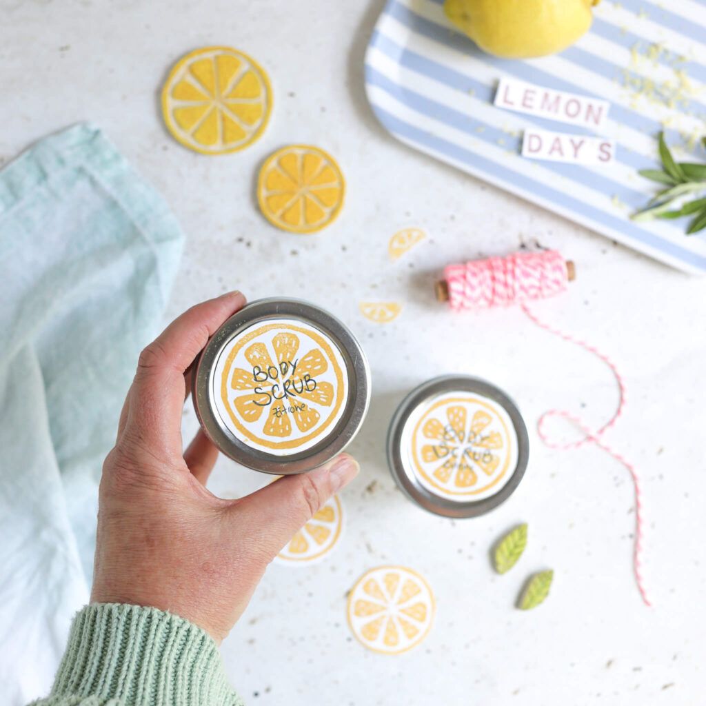 Zitronen Body Scrub selber machen