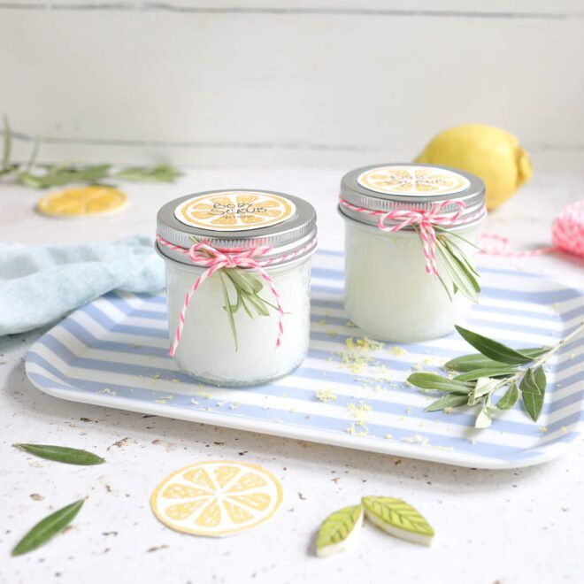 Zitronenpeeling - Body Scrub mit Zitronen selber machen