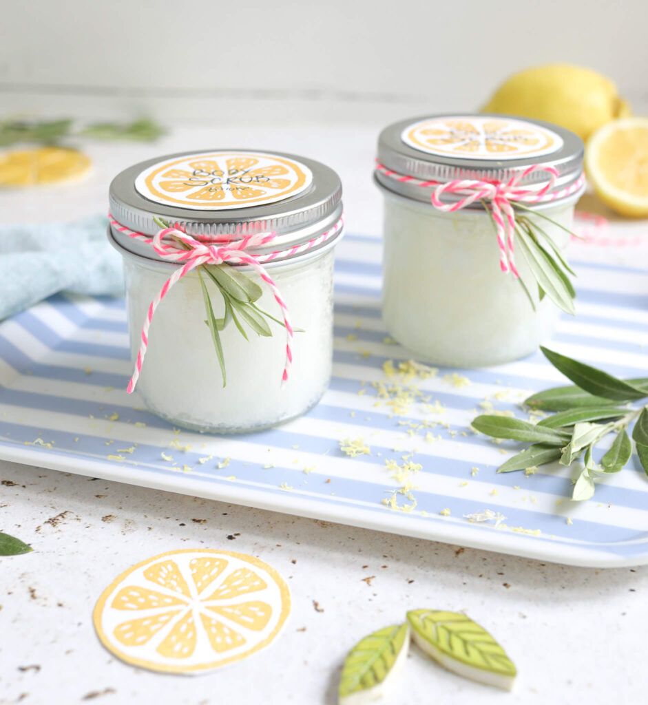 Zitronenpeeling - Body Scrub mit Zitronen selber machen