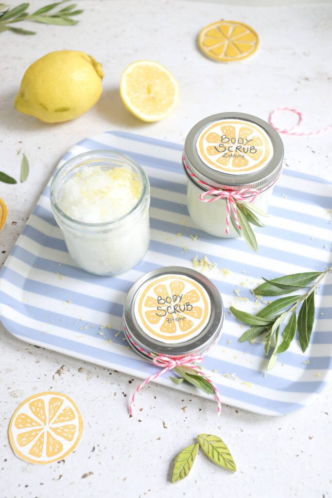 Zitronenpeeling selber machen