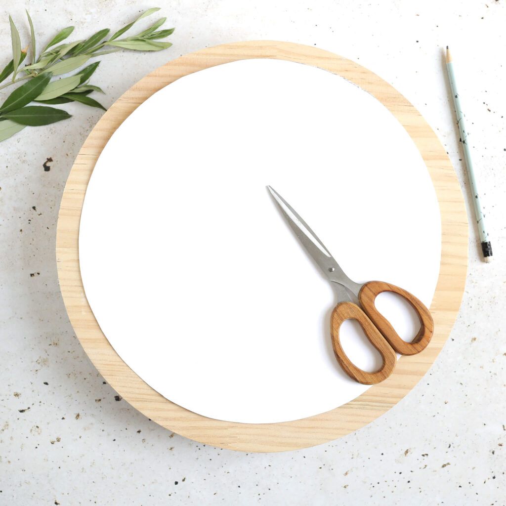 Schablone für Zitronenmotiv erstellen