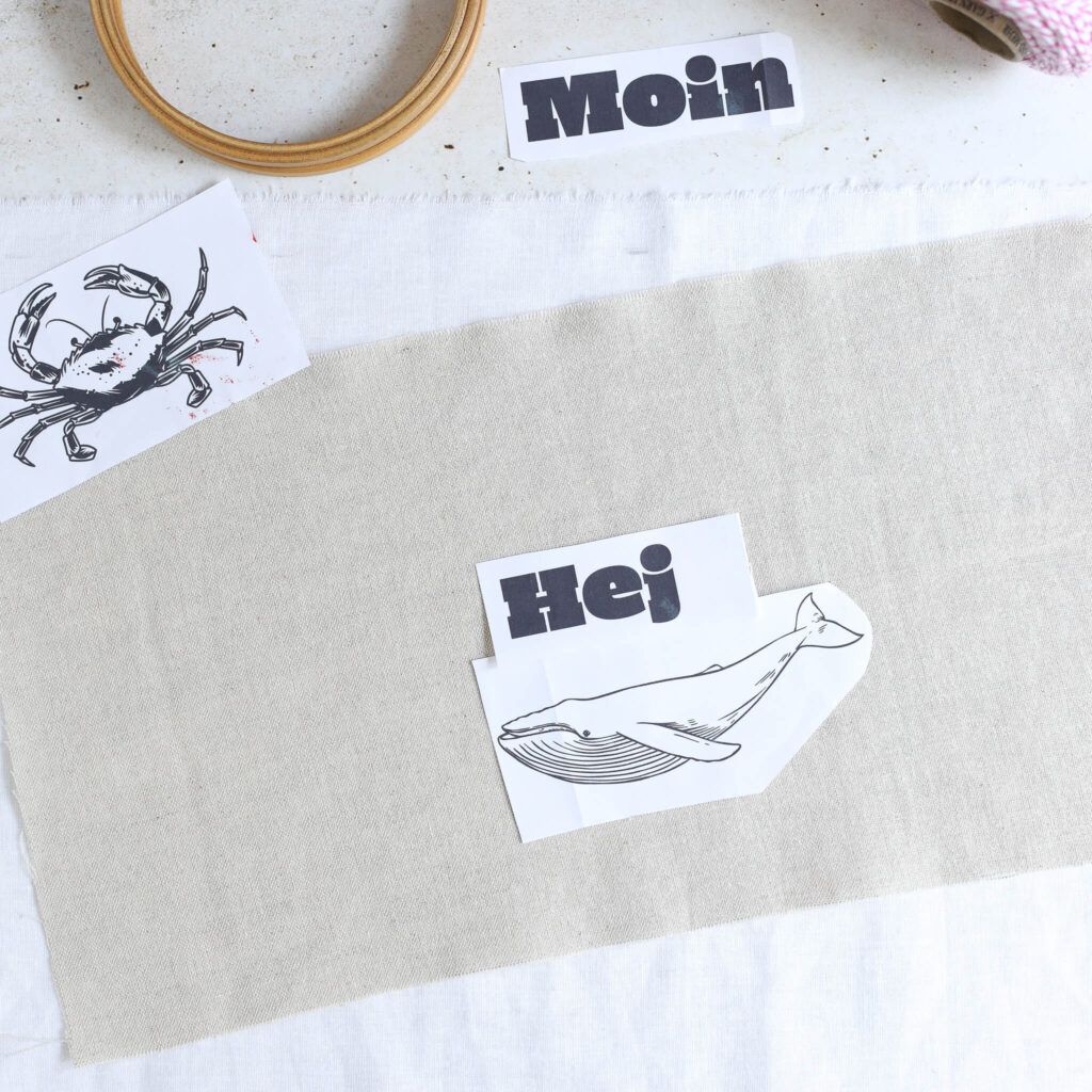 Stoff Lampions mit Siebdruck Motiven bedrucken