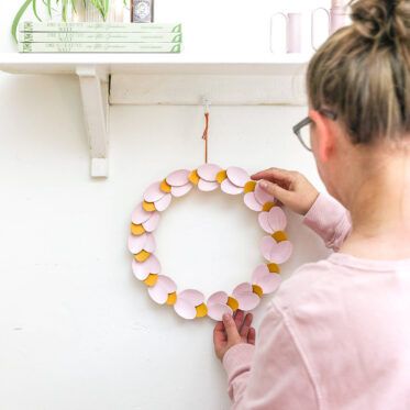 Holzlöffel Kranz DIY Mrs Greenhouse Anleitung