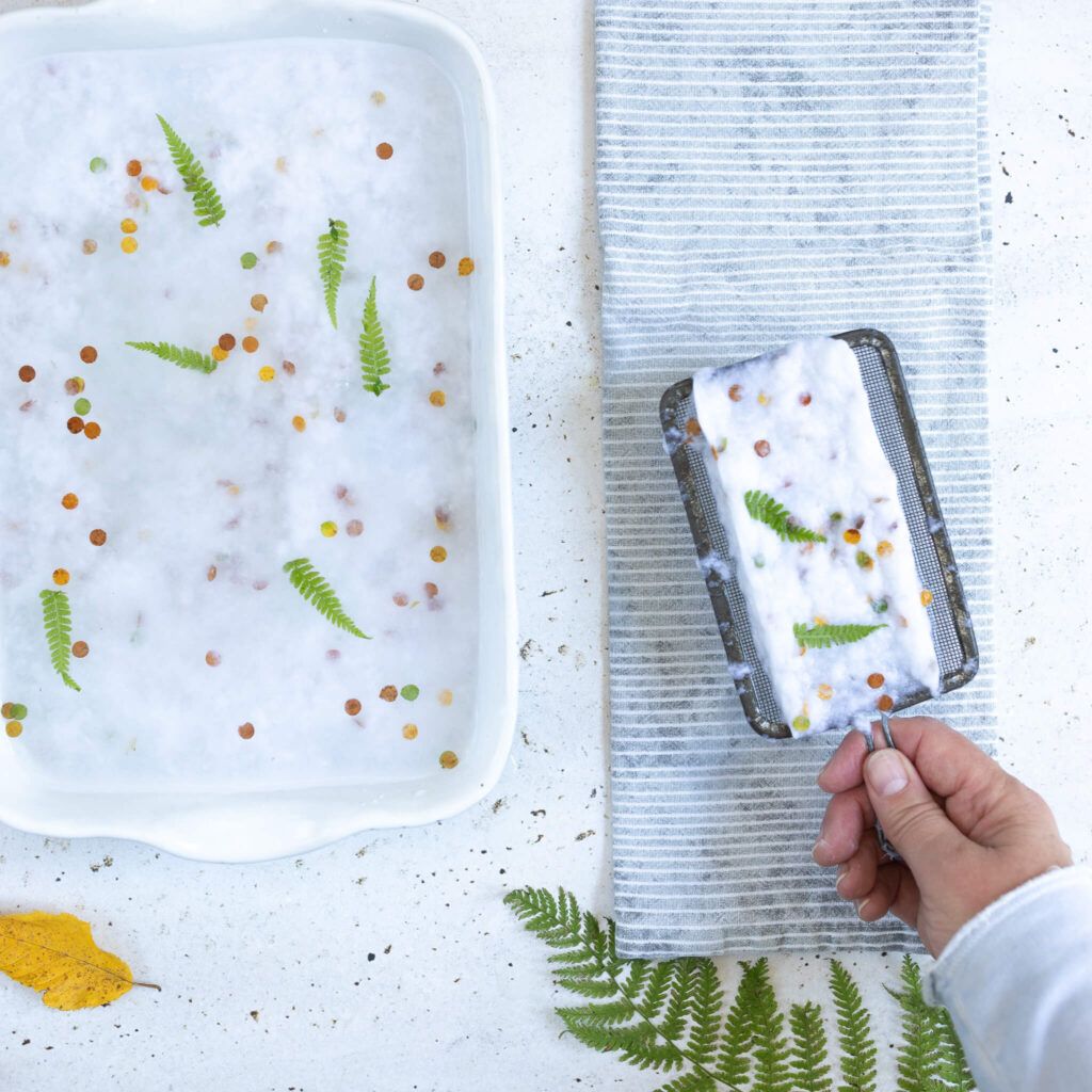 Papier schöpfen Anleitung Mrs Greenhouse