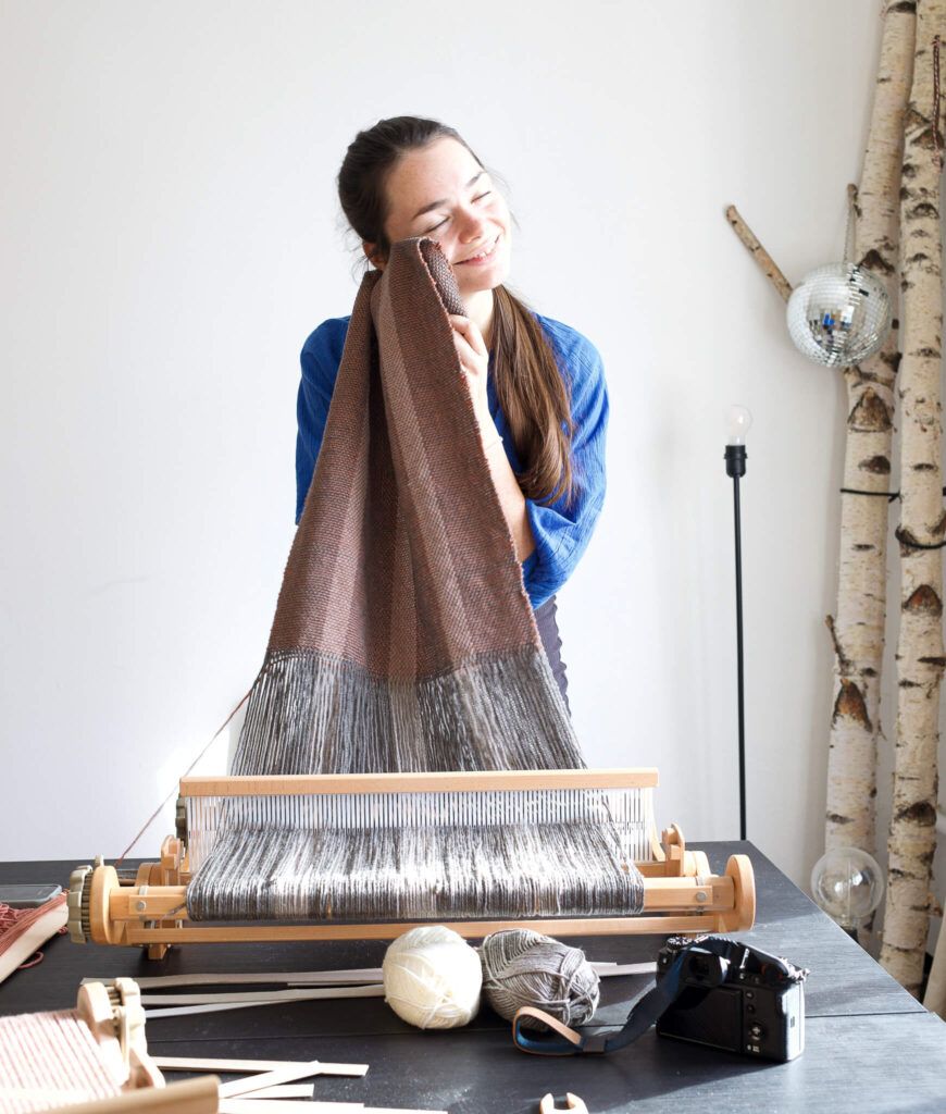Weben am Webrahmen mit JUULA designs