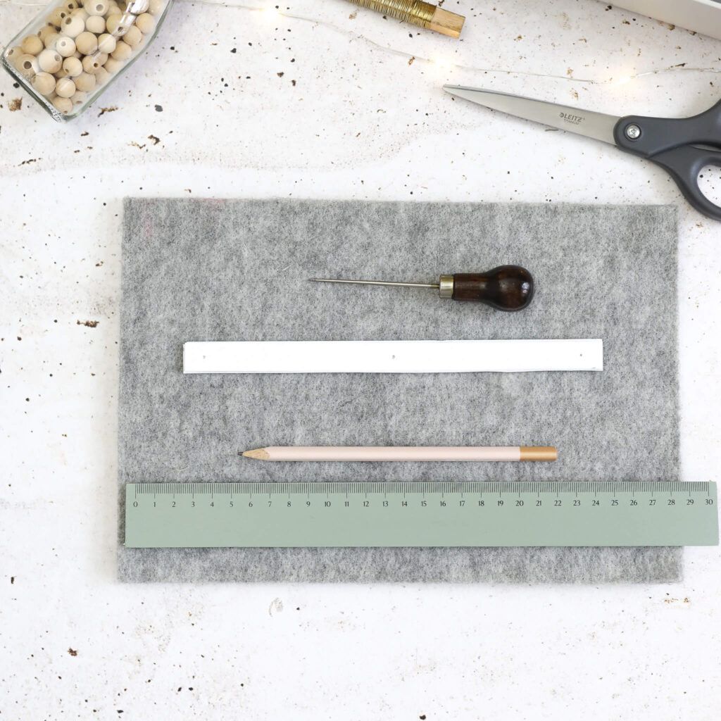 Papierstreifen markieren