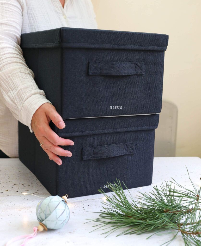 LEITZ Faltboxen für Weihnachtsschmuck