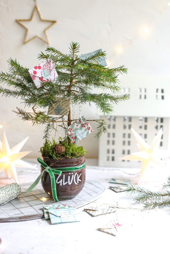 Wunschbaum im Glück Glas