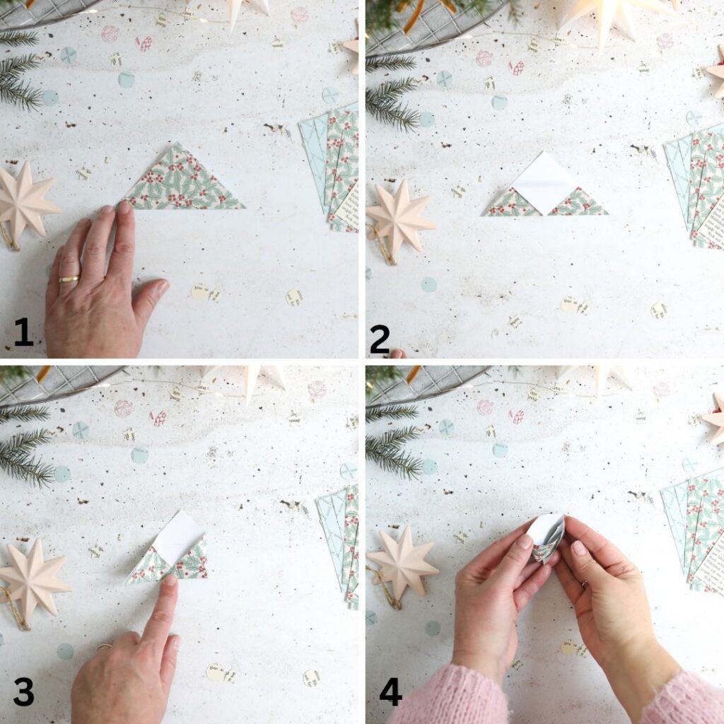 Faltanleitung Origami Briefe