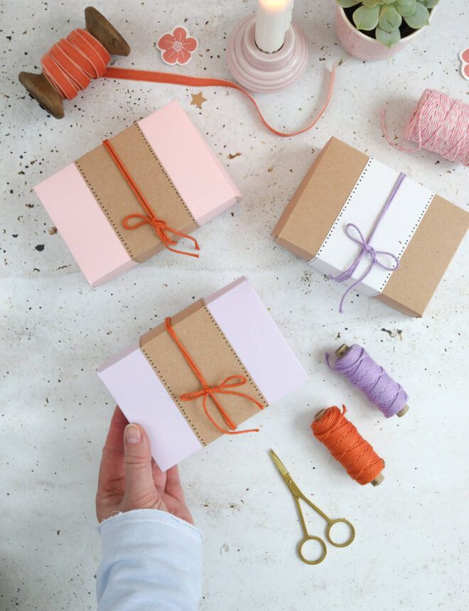 DIY Pappschachtel basteln in 10 Minuten