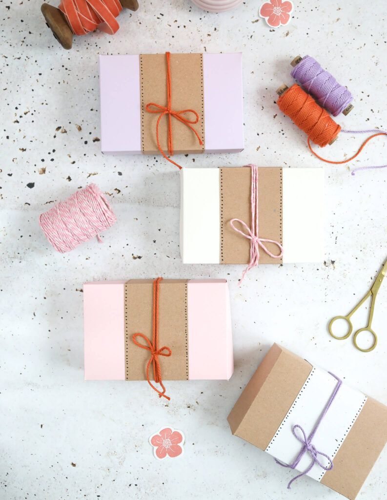 DIY Schachtel aus Papier basteln