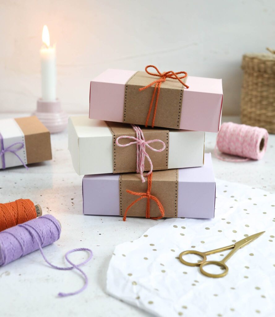 DIY Pappschachtel in 10 Minuten aus einem DIN A4 Blatt basteln