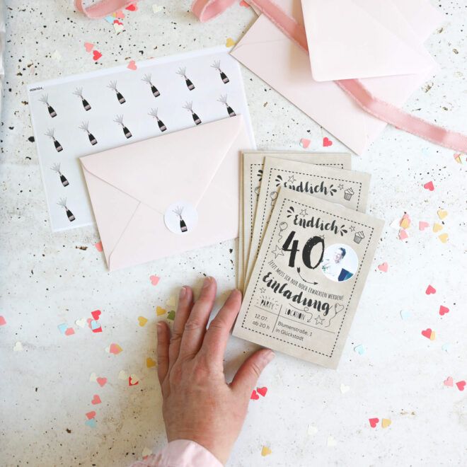 Einladungskarten gestalten