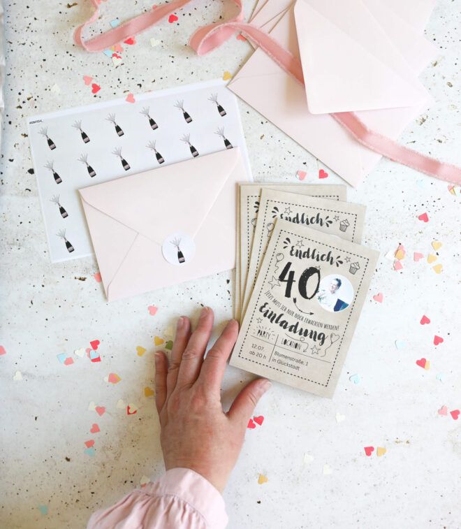 Einladungskarten gestalten