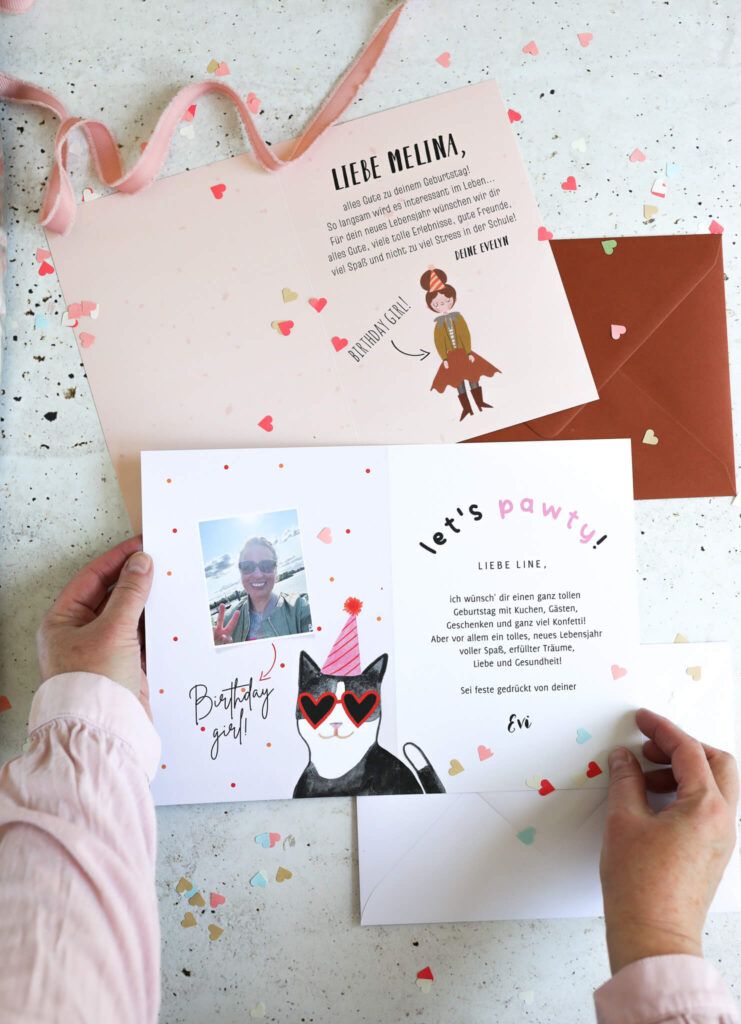 Individuelle Geburtstagskarten selber gestalten