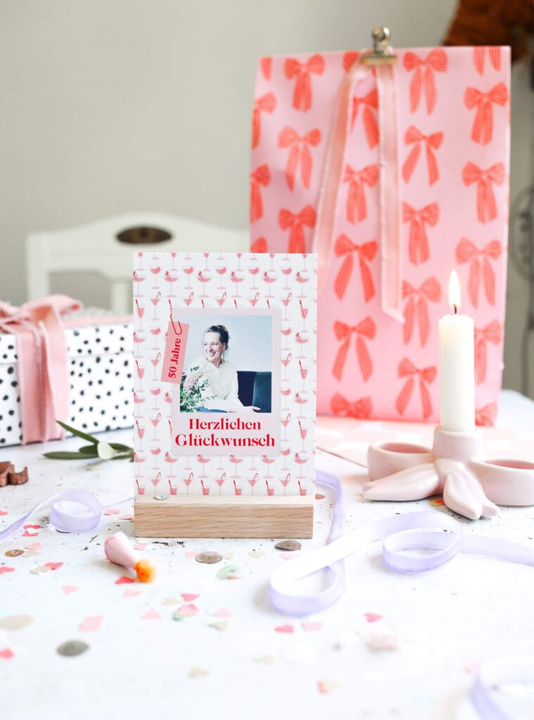 Geburtstagskarte selber gestalten