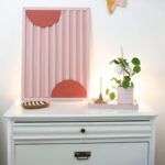 3D Wandbild im Streifenlook selber machen