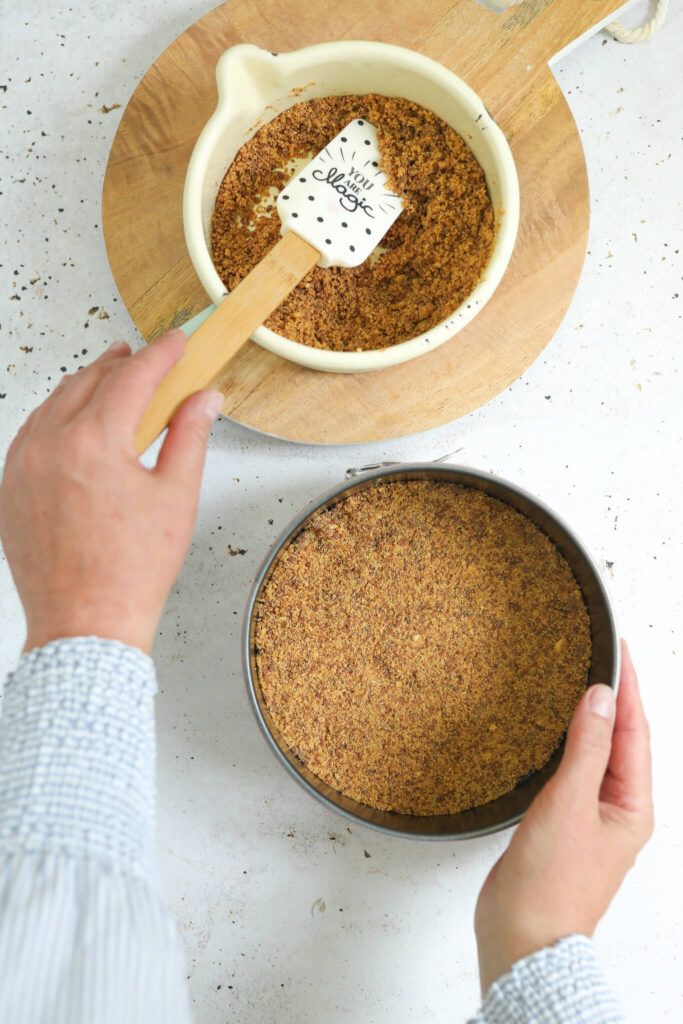 Keksboden für Espresso Cheesecake