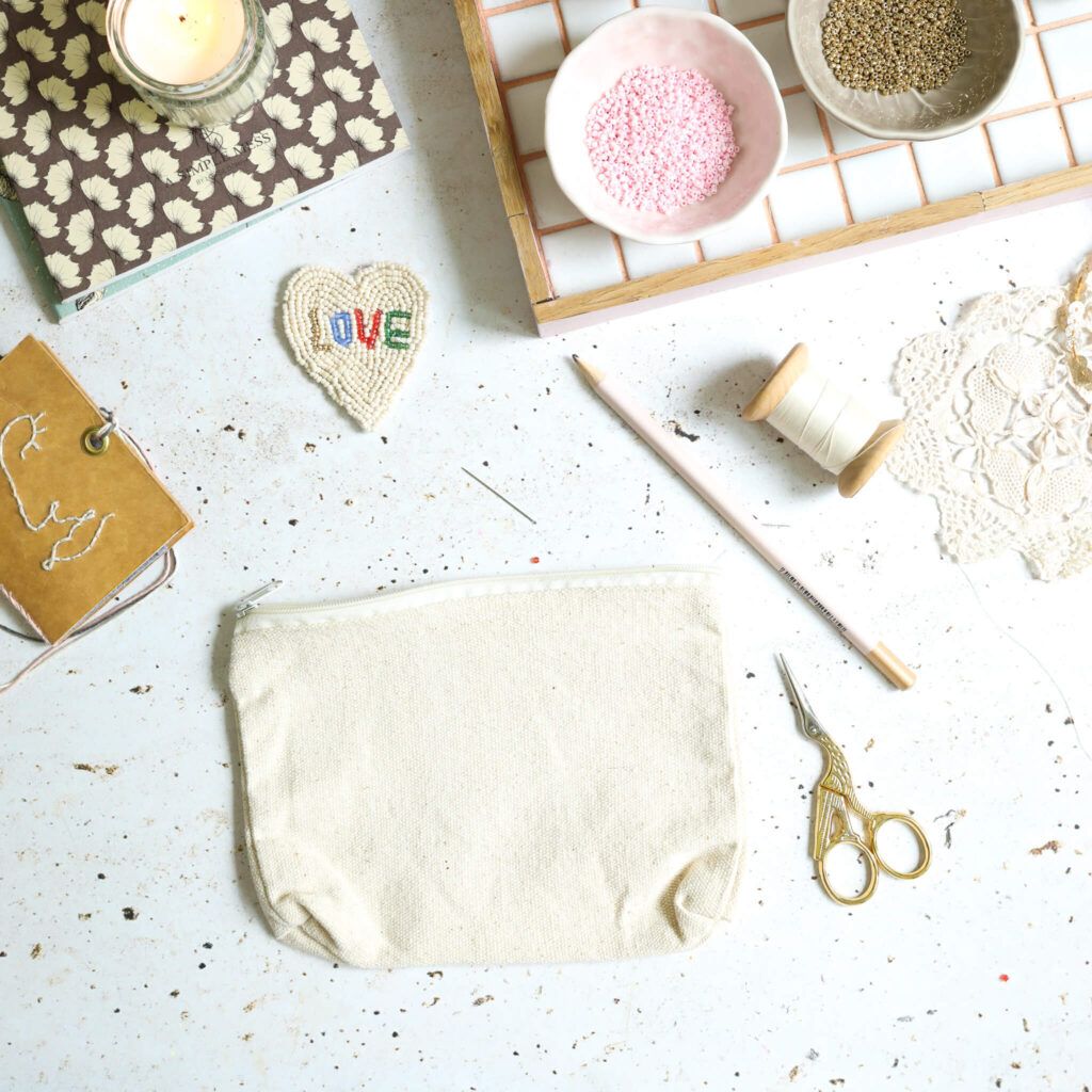 Material für Perlentäschen