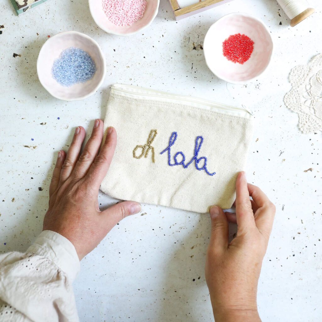 Perlentäschchen mit Rocailles selbst gestalten