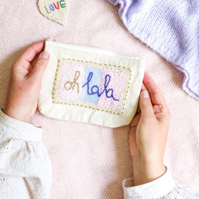 DIY Perlentäschchen