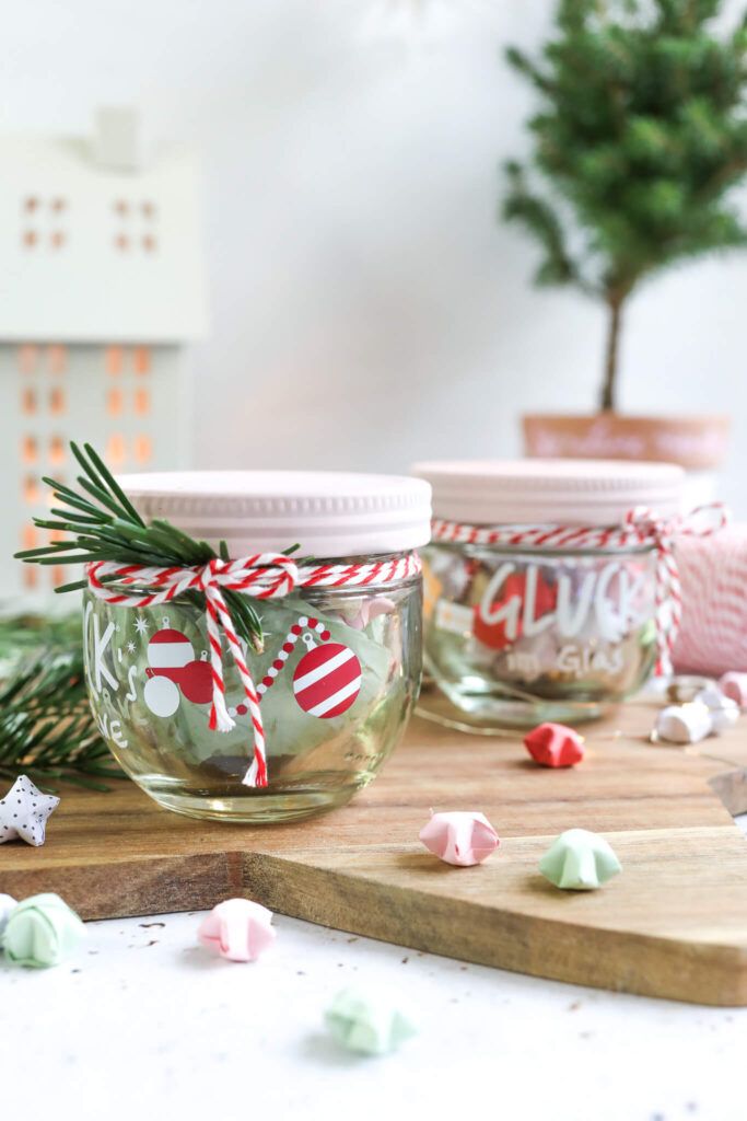 Glückssterne im Glas