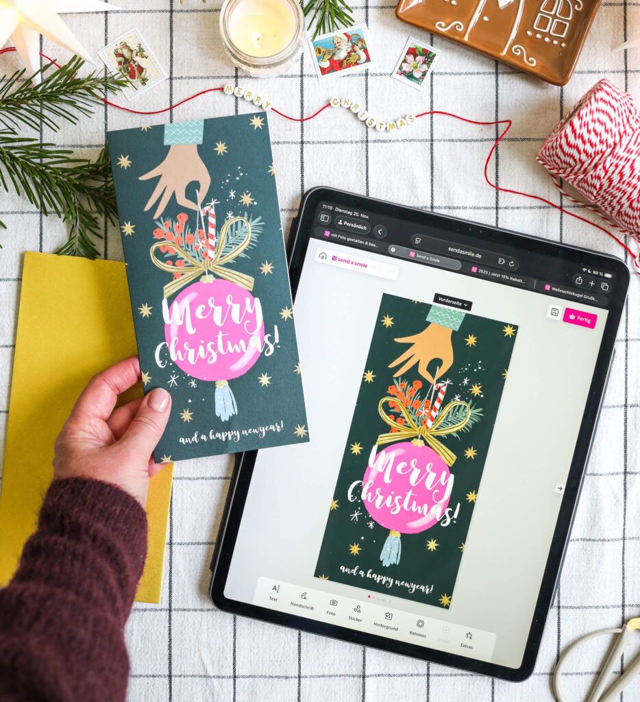 Weihnachtskarten individuell gestalten und online bestellen